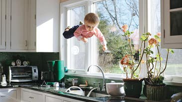 Meet Henry, The Flying Baby